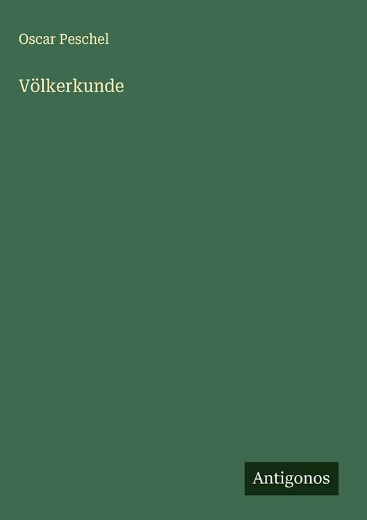 Produktbild: V&ouml;lkerkunde