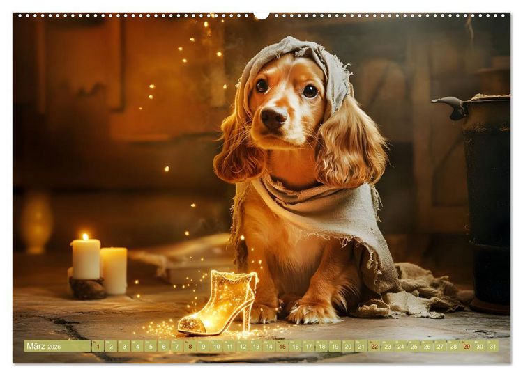 Produktbild: Pfoten Magie (Wandkalender 2026 DIN A2 quer), CALVENDO Monatskalender