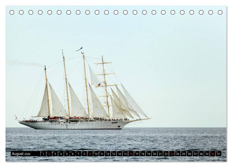 Produktbild: Hanse Sail (Tischkalender 2026 DIN A5 quer), CALVENDO Monatskalender