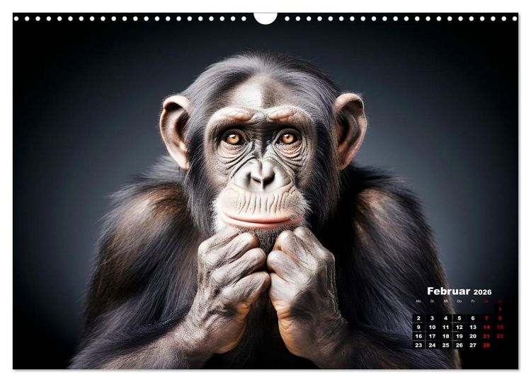 Produktbild: Only Black (Wandkalender 2026 DIN A3 quer), CALVENDO Monatskalender