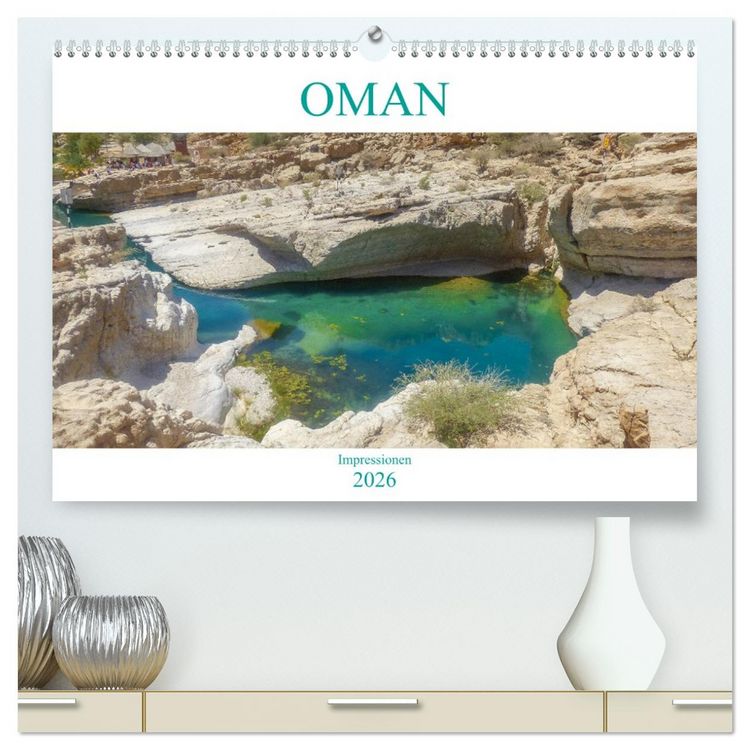 Produktbild: Oman - Impressionen (hochwertiger Premium Wandkalender 2026 DIN A2 quer), Kunstdruck in Hochglanz