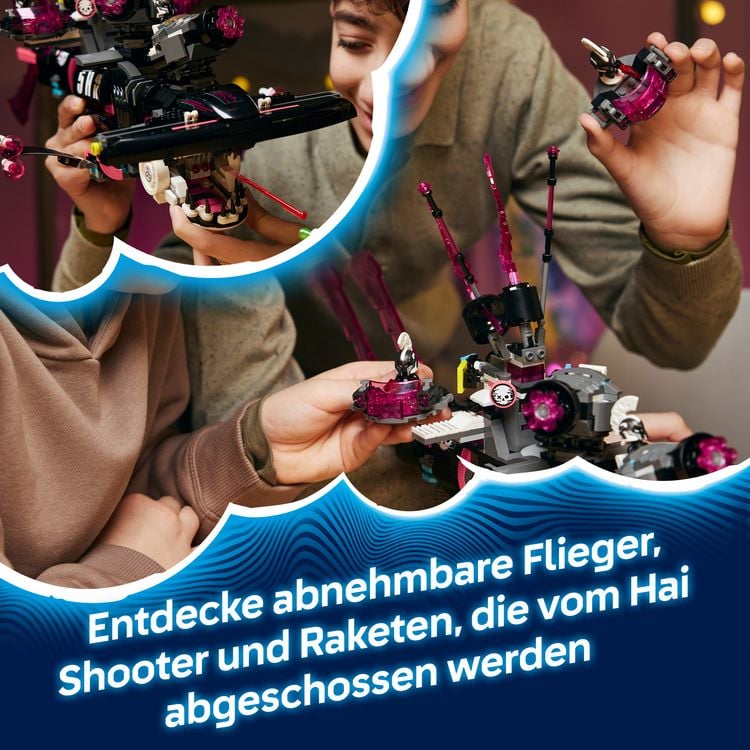 Produktbild: LEGO DREAMZzz 71500 Albtraumhai-U-Boot, Kreatives Kinder Spielzeug