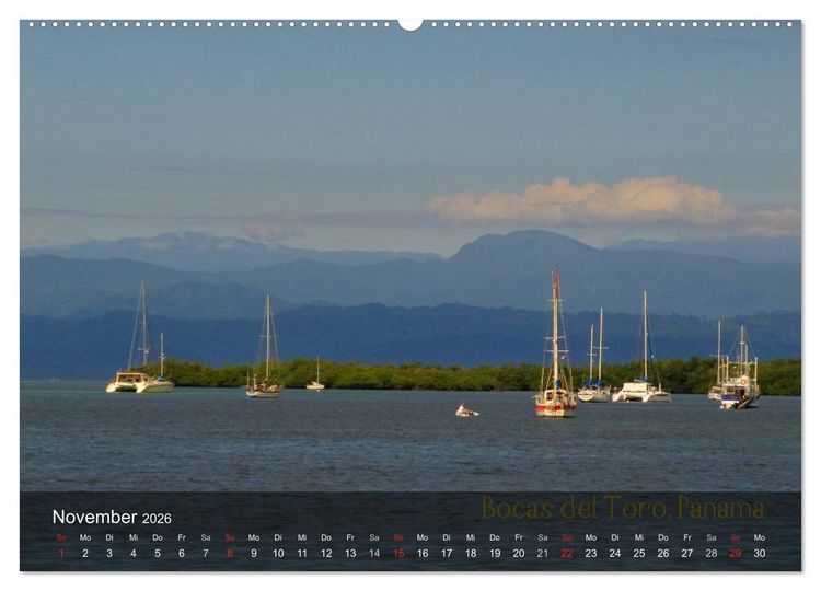Produktbild: Von Mexiko nach Panama in 12 Monaten (hochwertiger Premium Wandkalender 2026 DIN A2 quer), Kunstdruck in Hochglanz