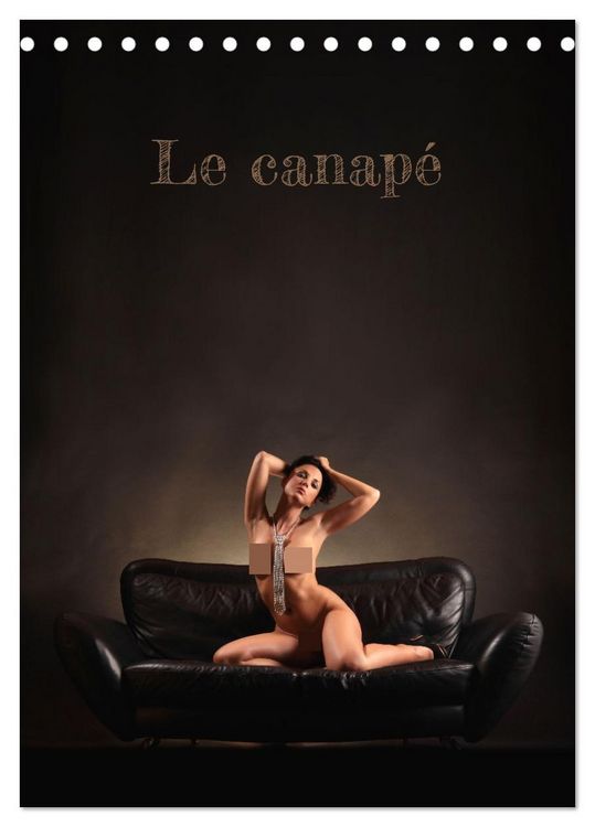 Produktbild: Le canap&eacute; (Calendrier de bureau 2026 DIN A5 horizontal), CALVENDO calendrier mensuel
