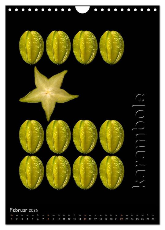 Produktbild: foodART - Fr&uuml;chte und Gem&uuml;se (Wandkalender 2026 DIN A4 hoch), CALVENDO Monatskalender
