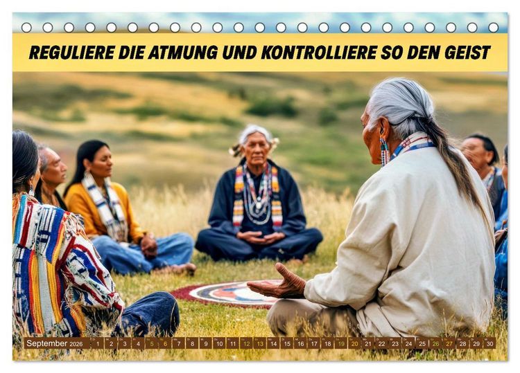Produktbild: Im Flow des Atems - Energie des Lebens (Tischkalender 2026 DIN A5 quer), CALVENDO Monatskalender