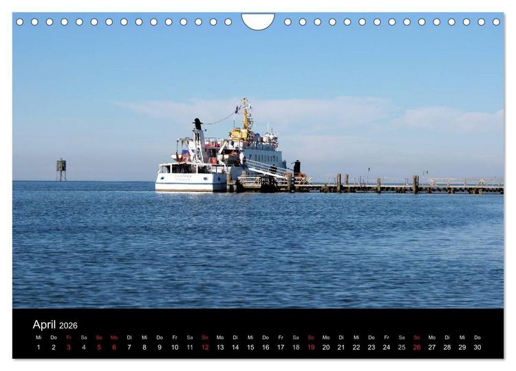 Produktbild: Zeit f&uuml;r... Insel Neuwerk - Kulturlandschaft im Wattenmeer (Wandkalender 2026 DIN A4 quer), CALVENDO Monatskalender