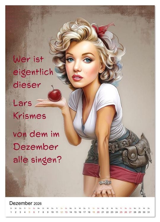 Produktbild: Blond mit Verstand (Wandkalender 2026 DIN A3 hoch), CALVENDO Monatskalender