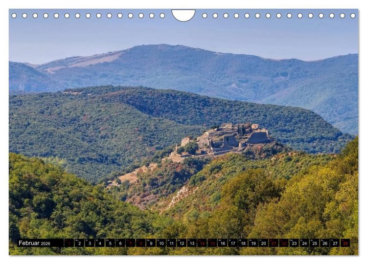 Produktbild: Burgen der Katharer - Unterwegs im Pays Cathare (Wandkalender 2026 DIN A4 quer), CALVENDO Monatskalender