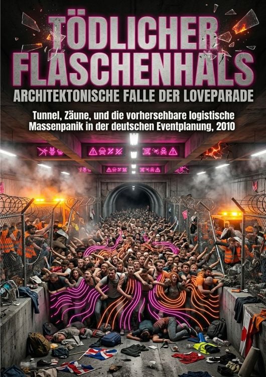 Produktbild: T&ouml;dlicher Flaschenhals: Architektonische Falle der Loveparade