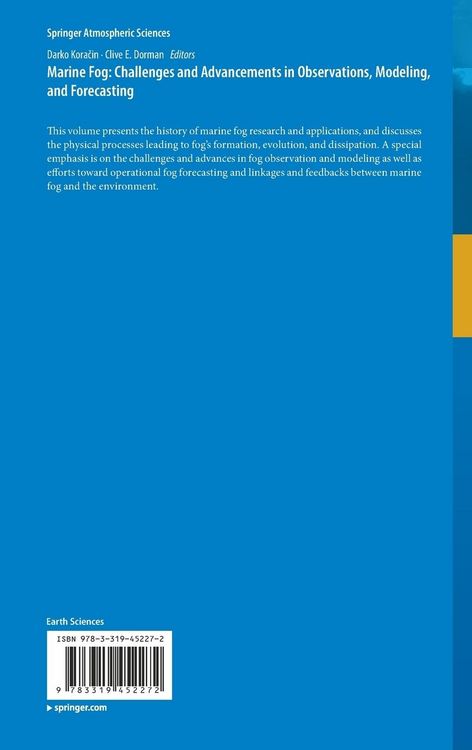 Produktbild: Marine Fog: Challenges and Advancements in Observations, Modeling, and Forecasting