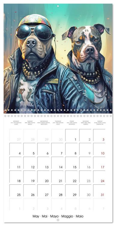 Produktbild: Great Gangster Dogs (Wall Calendar 2026 12 &times; 12 Inch) CALVENDO 12 Month Wall Calendar