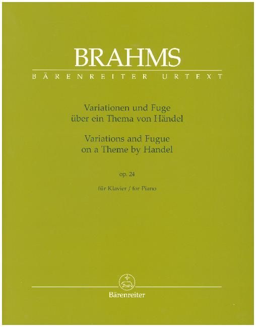Produktbild: Brahms, J: Variationen und Fuge über ein Thema von Händel