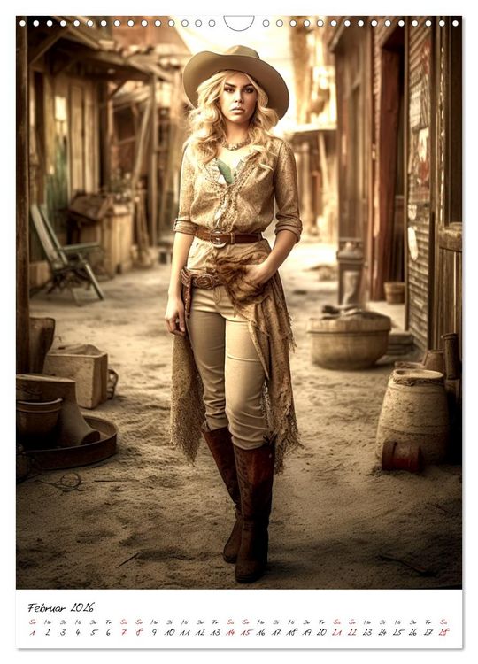 Produktbild: Starke Cowgirls (Wandkalender 2026 DIN A3 hoch), CALVENDO Monatskalender