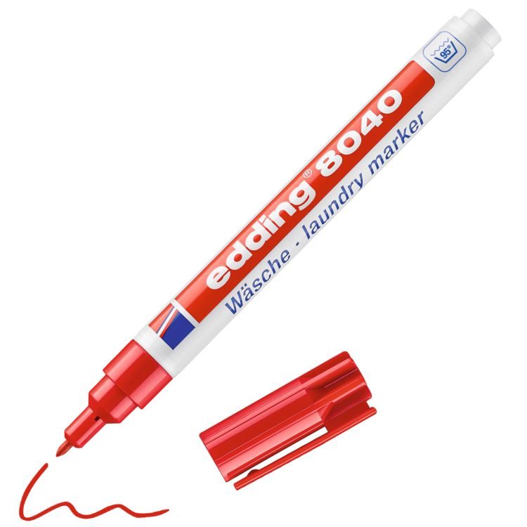 Produktbild: Edding W&auml;schemarker 8040 rot