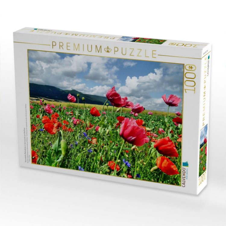 Produktbild: CALVENDO Puzzle Traumhafte Mohnbl&uuml;te in Germerode am Mei&szlig;ner | 1000 Teile Lege-Gr&ouml;&szlig;e 64x48cm Foto-Puzzle f&uuml;r gl&uuml;ckliche Stunden