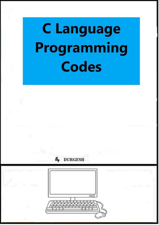 Produktbild: C Language Programming Codes