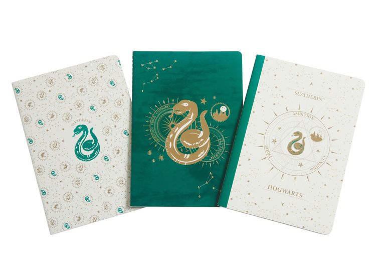 Produktbild: Harry Potter: Slytherin Constellation Sewn Notebook Collection (Set of 3)