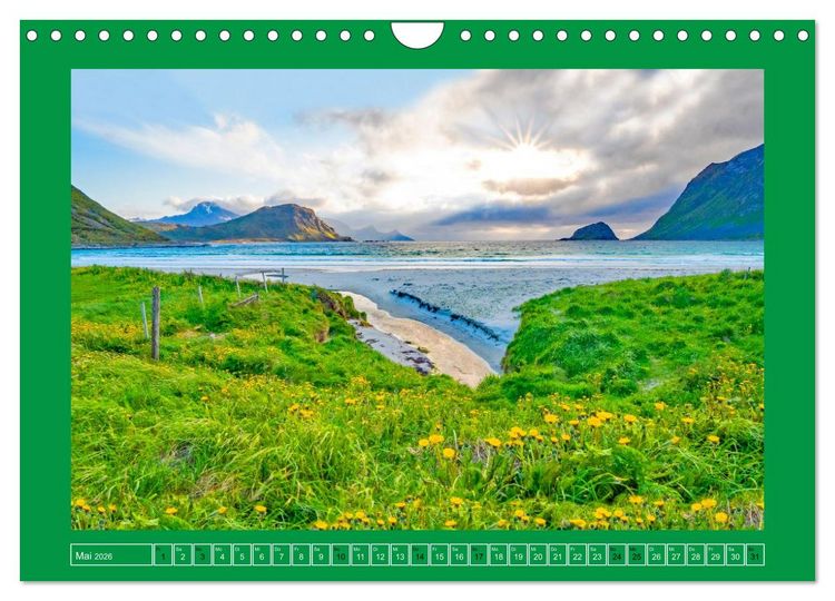 Produktbild: Lofoten - Norwegens Juwelen (Wandkalender 2026 DIN A4 quer), CALVENDO Monatskalender