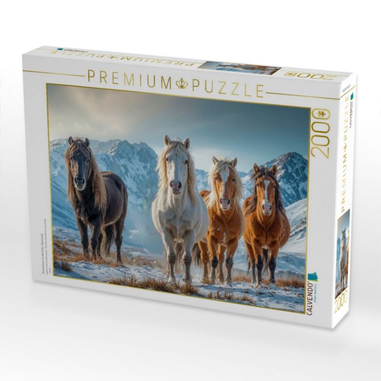 Produktbild: CALVENDO Puzzle Gemeinsam in die kalte Jahreszeit | 2000 Teile Lege-Gr&ouml;&szlig;e 90x67cm Foto-Puzzle f&uuml;r gl&uuml;ckliche Stunden