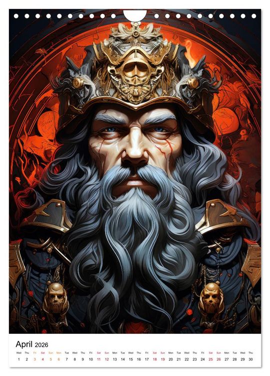 Produktbild: Medieval Legends (Wall Calendar 2026 DIN A4 portrait), CALVENDO 12 Month Wall Calendar