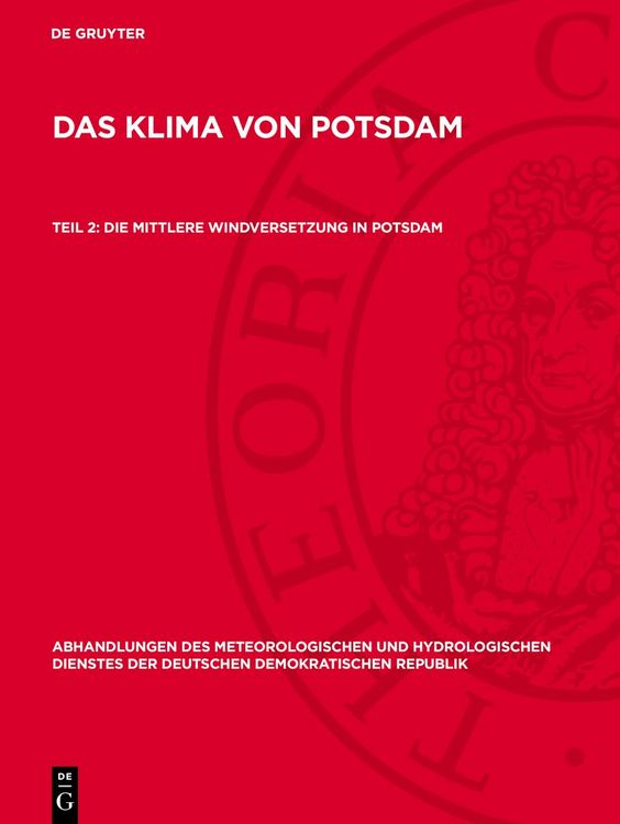 Produktbild: Die mittlere Windversetzung in Potsdam