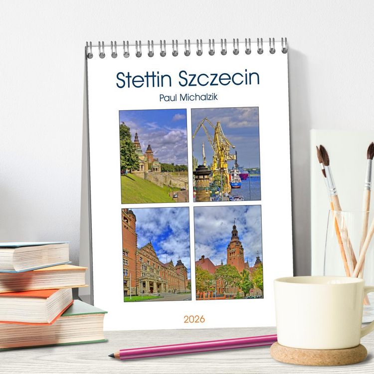 Produktbild: Stettin Szczecin (Tischkalender 2026 DIN A5 hoch), CALVENDO Monatskalender