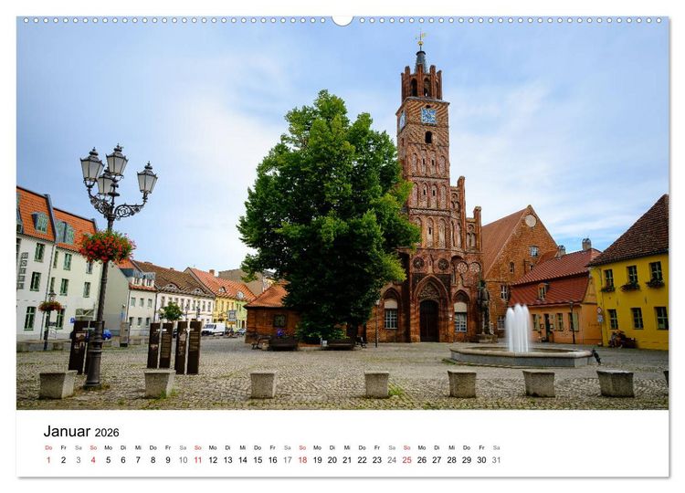 Produktbild: Ein Blick auf Brandenburg an der Havel (hochwertiger Premium Wandkalender 2026 DIN A2 quer), Kunstdruck in Hochglanz