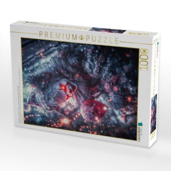 Produktbild: CALVENDO Puzzle Der Ballon schwebte ins Zimmer - ganz ohne Schnur, ganz ohne Wind | 1000 Teile Lege-Gr&ouml;&szlig;e 64x48cm Foto-Puzzle f&uuml;r gl&uuml;ckliche Stunden