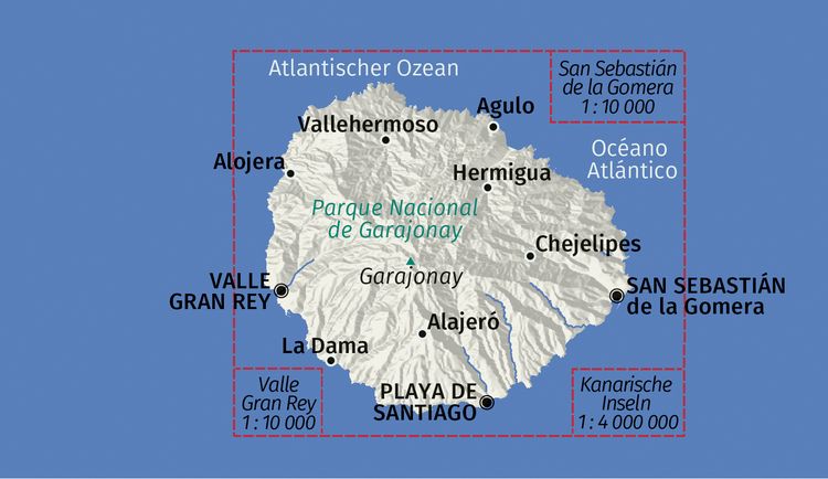 Produktbild: KOMPASS Wanderkarte 231 La Gomera 1:30.000