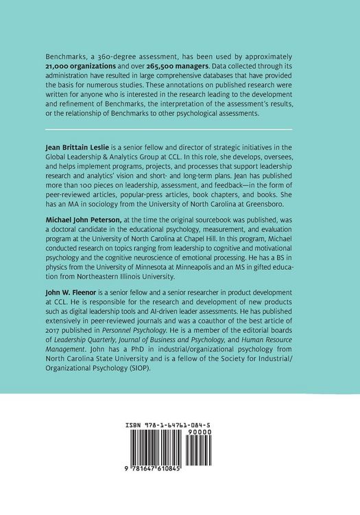 Produktbild: The Benchmarks Sourcebook