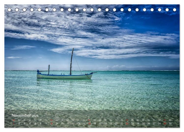 Produktbild: Malediven Impressionen aus dem Paradies (Tischkalender 2026 DIN A5 quer), CALVENDO Monatskalender