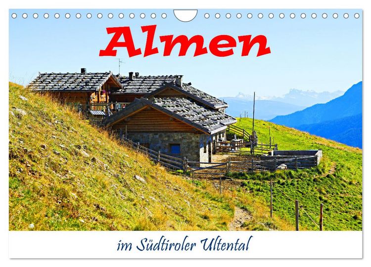 Produktbild: Almen im S&uuml;dtiroler Ultental (Wandkalender 2026 DIN A4 quer), CALVENDO Monatskalender