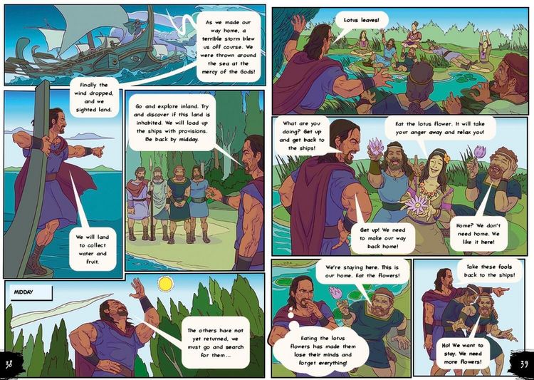 Produktbild: Classics in Graphics: Homer's the Odyssey