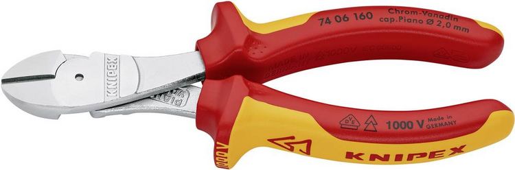 Produktbild: Knipex-Werk Kraft-Seitenschneider 74 06 160