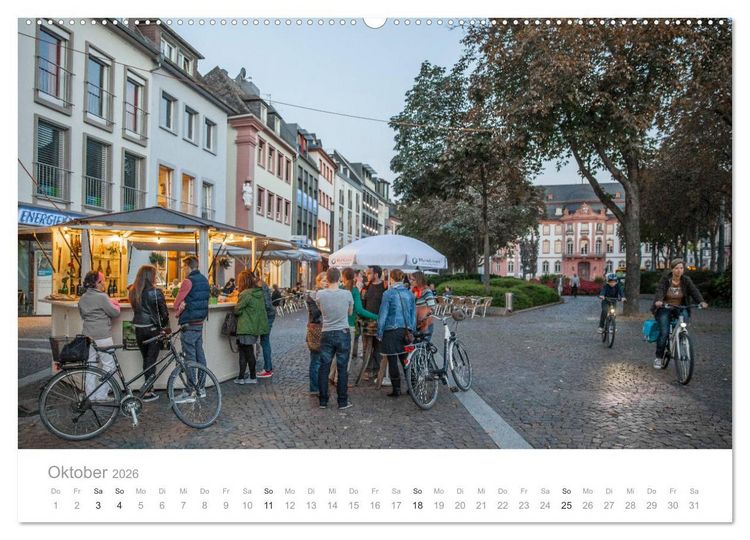 Produktbild: Mein Mainz (Wandkalender 2026 DIN A2 quer), CALVENDO Monatskalender