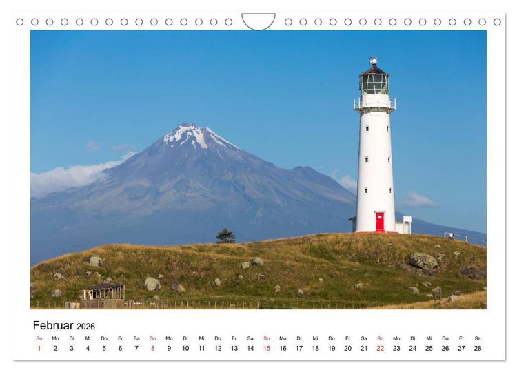 Produktbild: Neuseeland - ein Naturparadies (Wandkalender 2026 DIN A4 quer), CALVENDO Monatskalender