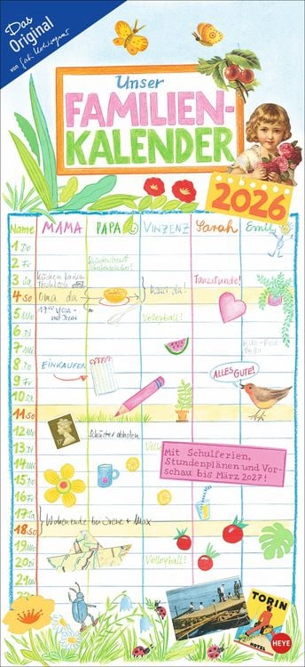 Produktbild: Gabi Kohwagner Unser Familienkalender 2026