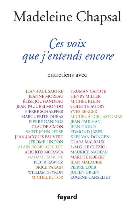 Produktbild: Ces voix que j'entends encore