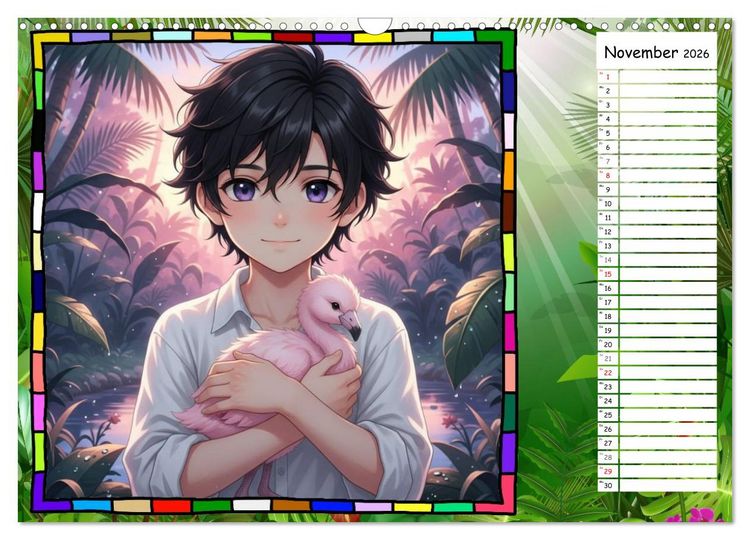 Produktbild: Meine Tierbabys (Wandkalender 2026 DIN A3 quer), CALVENDO Monatskalender