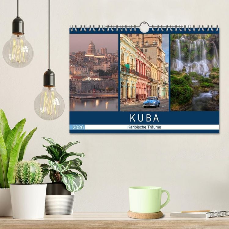 Produktbild: Kuba, karibische Tr&auml;ume (Wandkalender 2026 DIN A4 quer), CALVENDO Monatskalender
