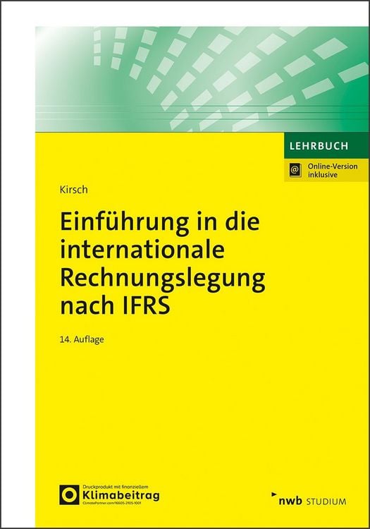 Produktbild: Einf&uuml;hrung in die internationale Rechnungslegung nach IFRS
