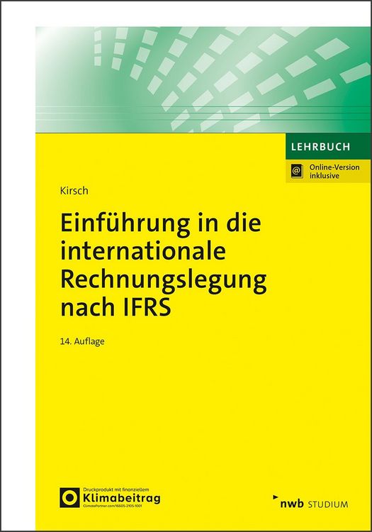 Produktbild: Einf&uuml;hrung in die internationale Rechnungslegung nach IFRS