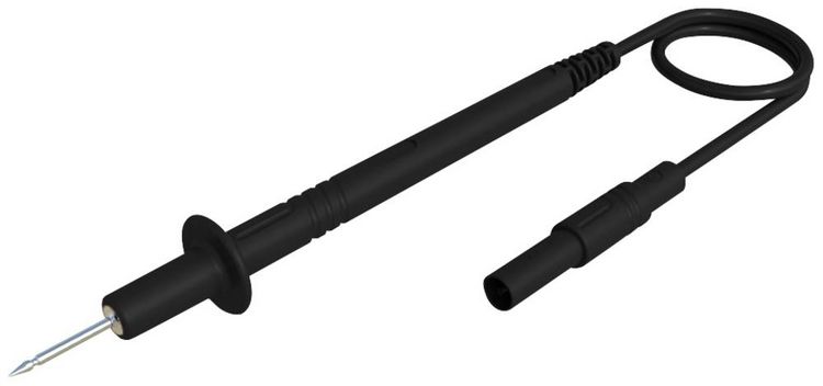 Produktbild: Hirschmann Test & Measurement PL 2700 S sw Messleitung Pr&uuml;fspitze 4 mm-Stecker 1.00 m Schwarz 1 St.