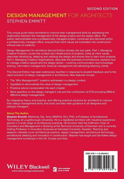 Produktbild: Design Management for Architects