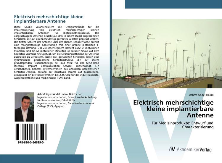 Produktbild: Elektrisch mehrschichtige kleine implantierbare Antenne