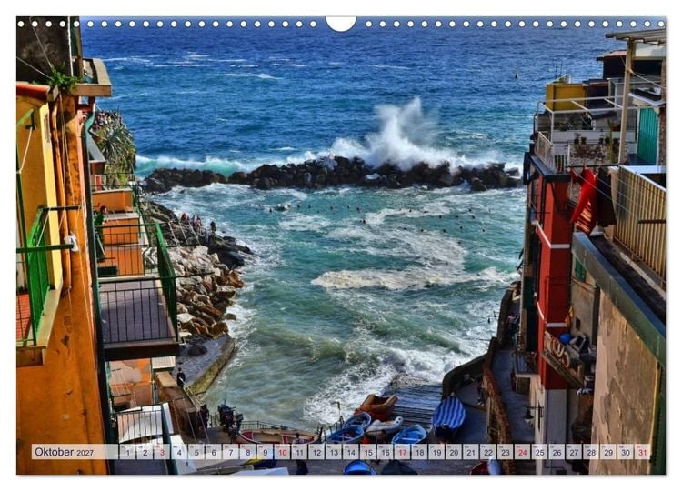 Produktbild: SCHMUCKST&Uuml;CKE der CINQUE TERRE (Wandkalender 2027 DIN A3 quer), CALVENDO Monatskalender