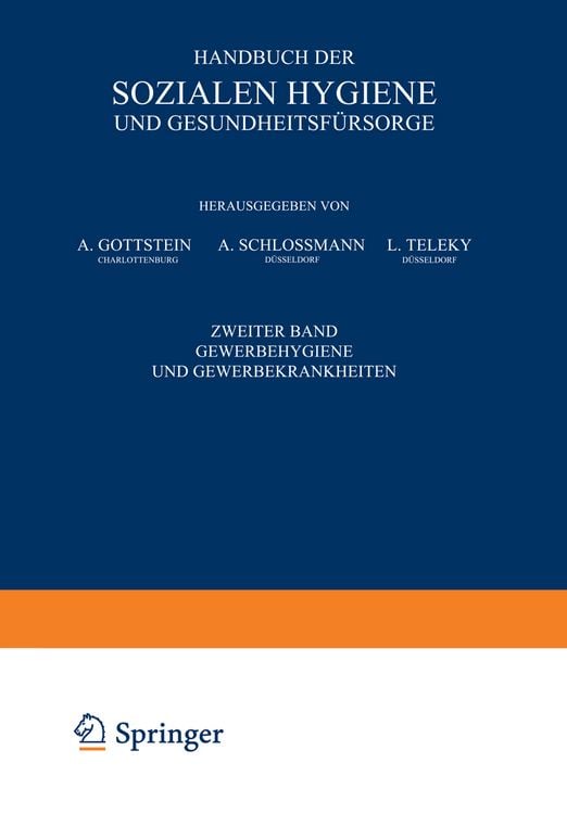 Produktbild: Handbuch der Sozialen Hygiene und Gesundheitsf&uuml;rsorge