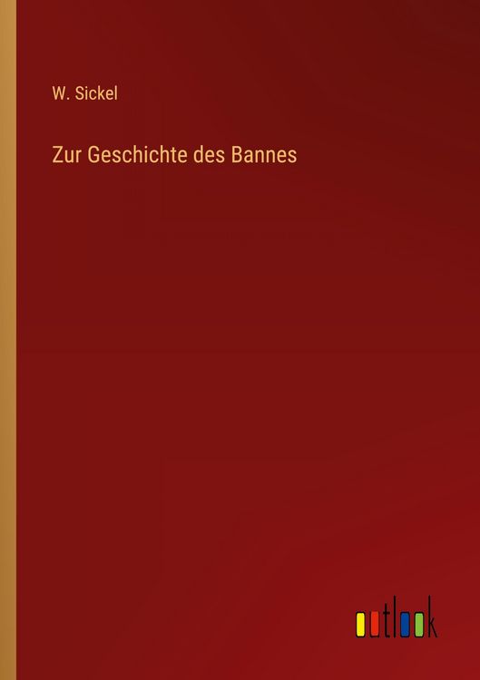 Produktbild: Zur Geschichte des Bannes