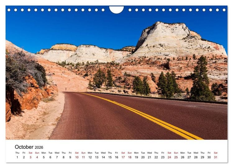 Produktbild: America&rsquo;s Most Beautiful Sceneries (Wall Calendar 2026 DIN A4 landscape), CALVENDO 12 Month Wall Calendar